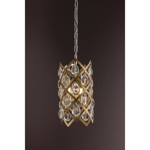 Tiara 3 Light 8.5 inch Vienna Bronze Pendant Ceiling Light